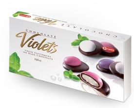 Шоколад Carletti Chocolate violets 125 грамм