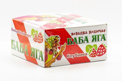Жевательная конфета Баба Яга Клубника 11 гр