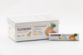 Жевательная конфета Flufberry со вкусом ананаса (Китай) 17г