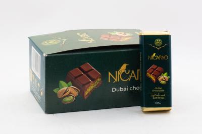 Дубайский шоколад молочный NICARAO (Россия) 100г