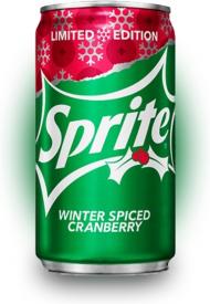 Напиток Sprite Winter Spiced Cranberry 355 мл