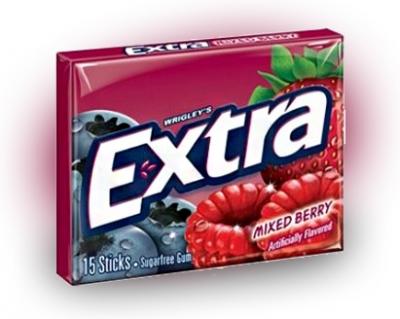 Wrigley Extra Gum Mixed Berry